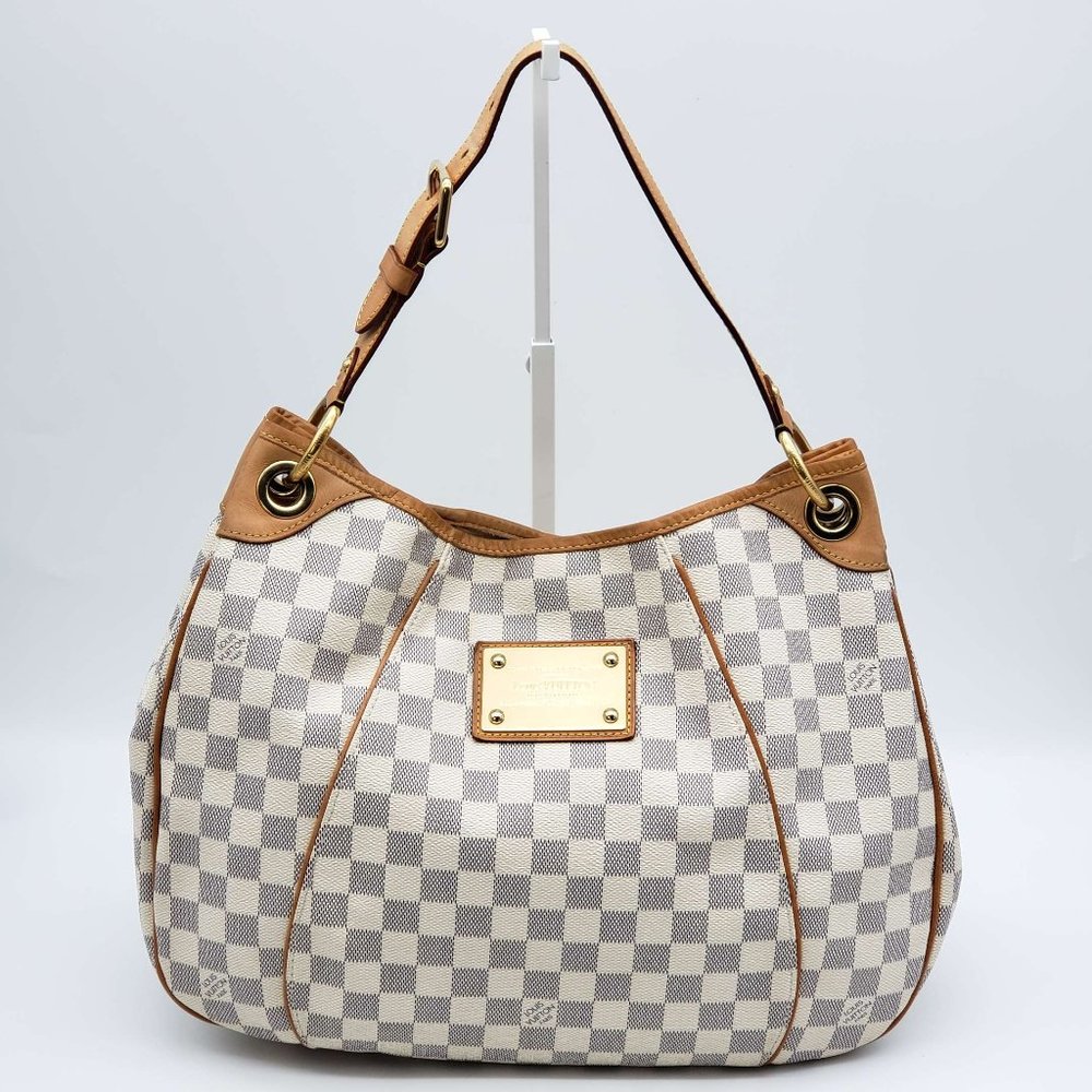 100% Authentic Louis Vuitton Galliera PM Damier Azur Hobo Bag - Picture 1 of 16